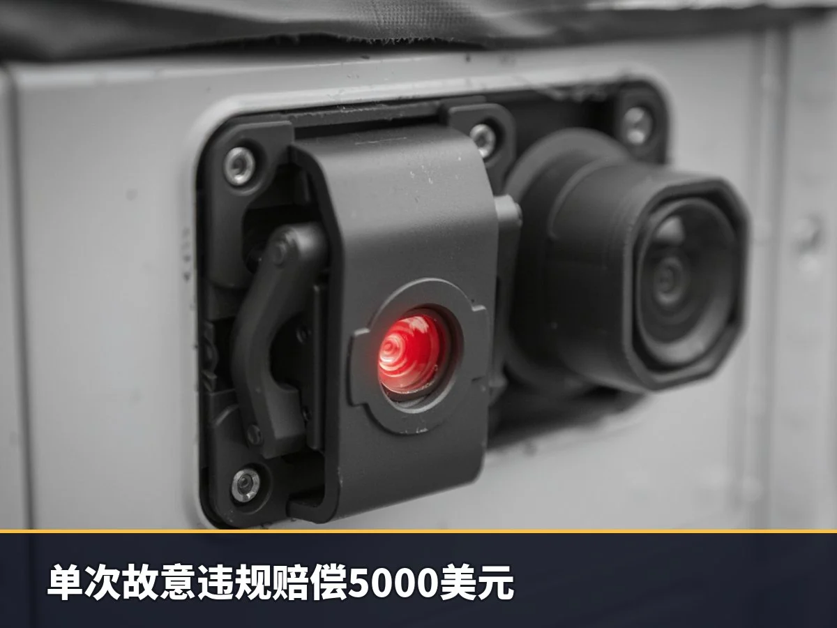 单次故意违规赔偿5000美元