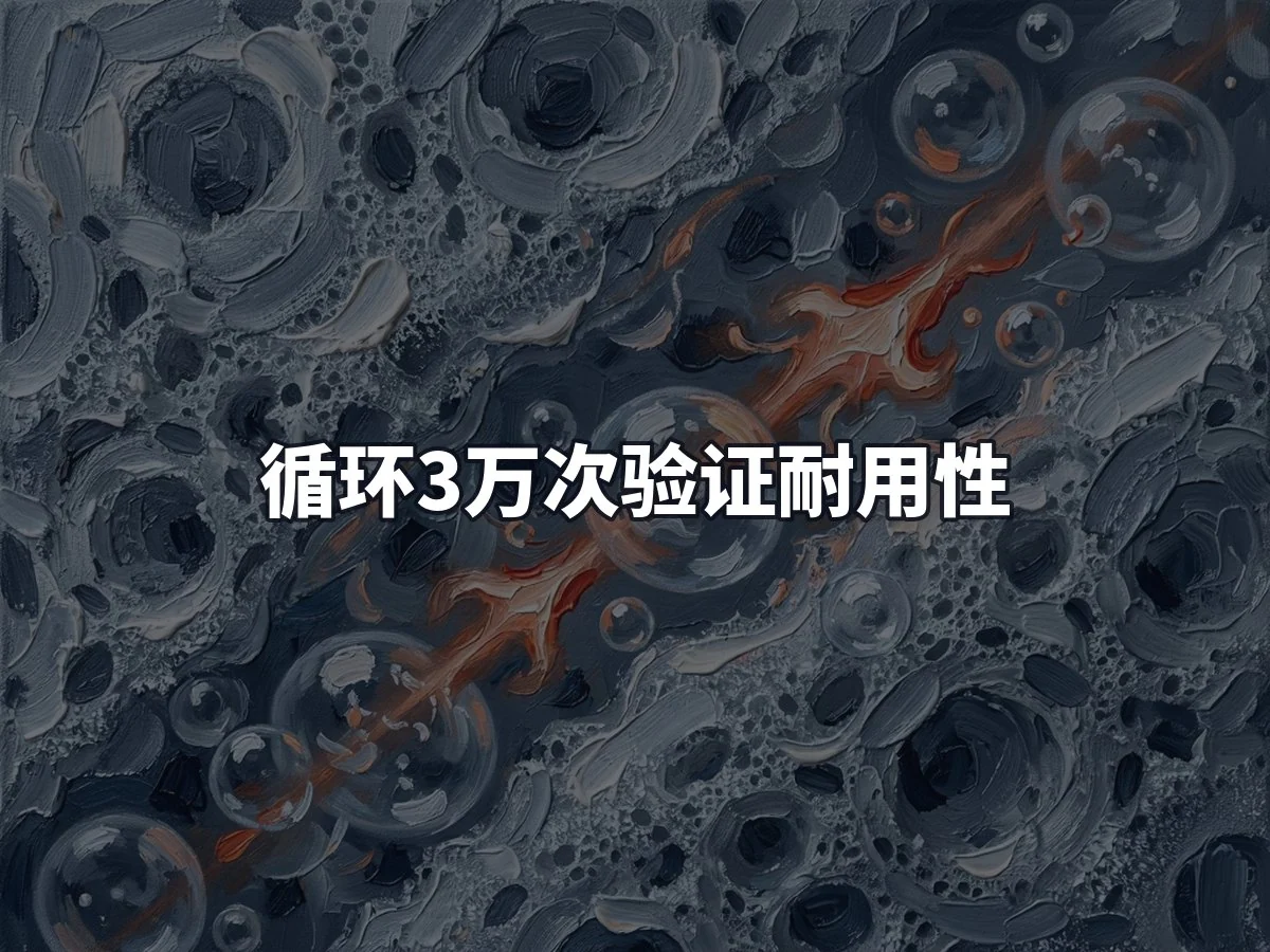 循环3万次验证耐用性