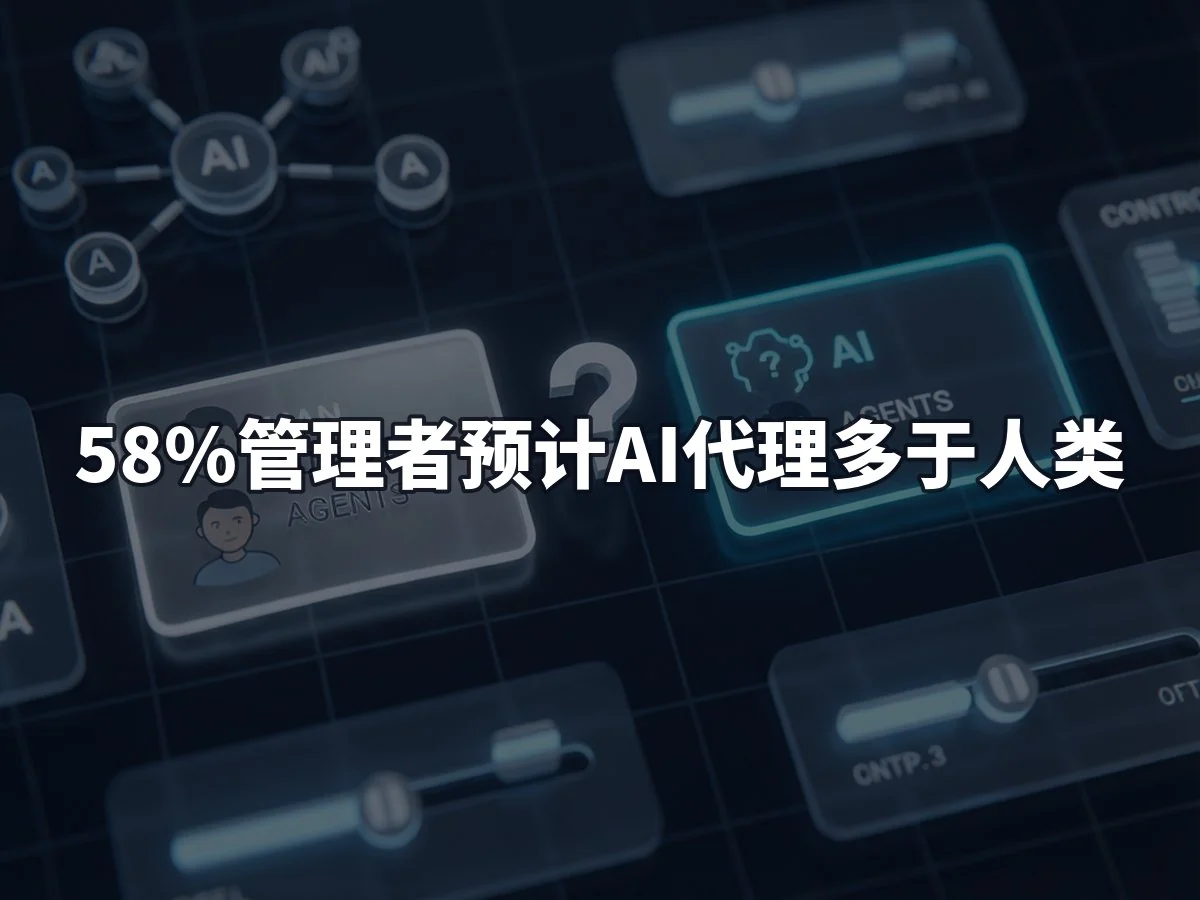 58%管理者预计AI代理多于人类