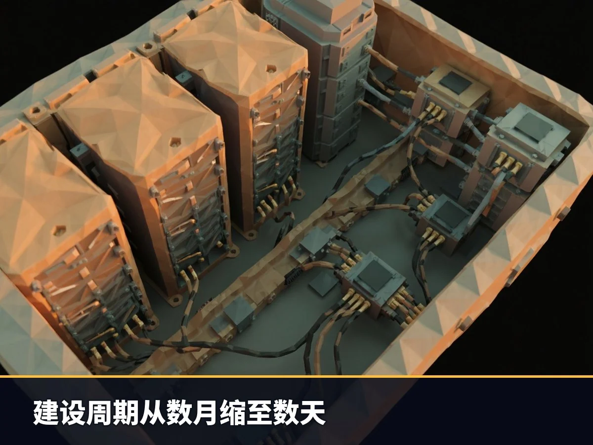 建设周期从数月缩至数天