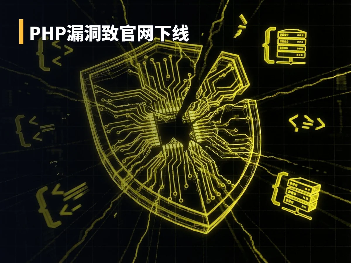 PHP漏洞致官网下线