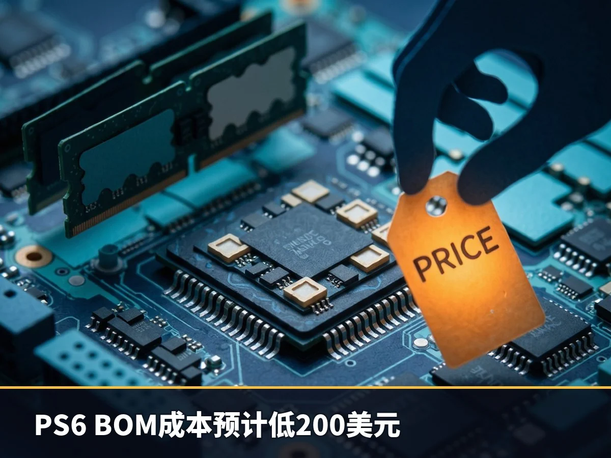 PS6 BOM成本预计低200美元