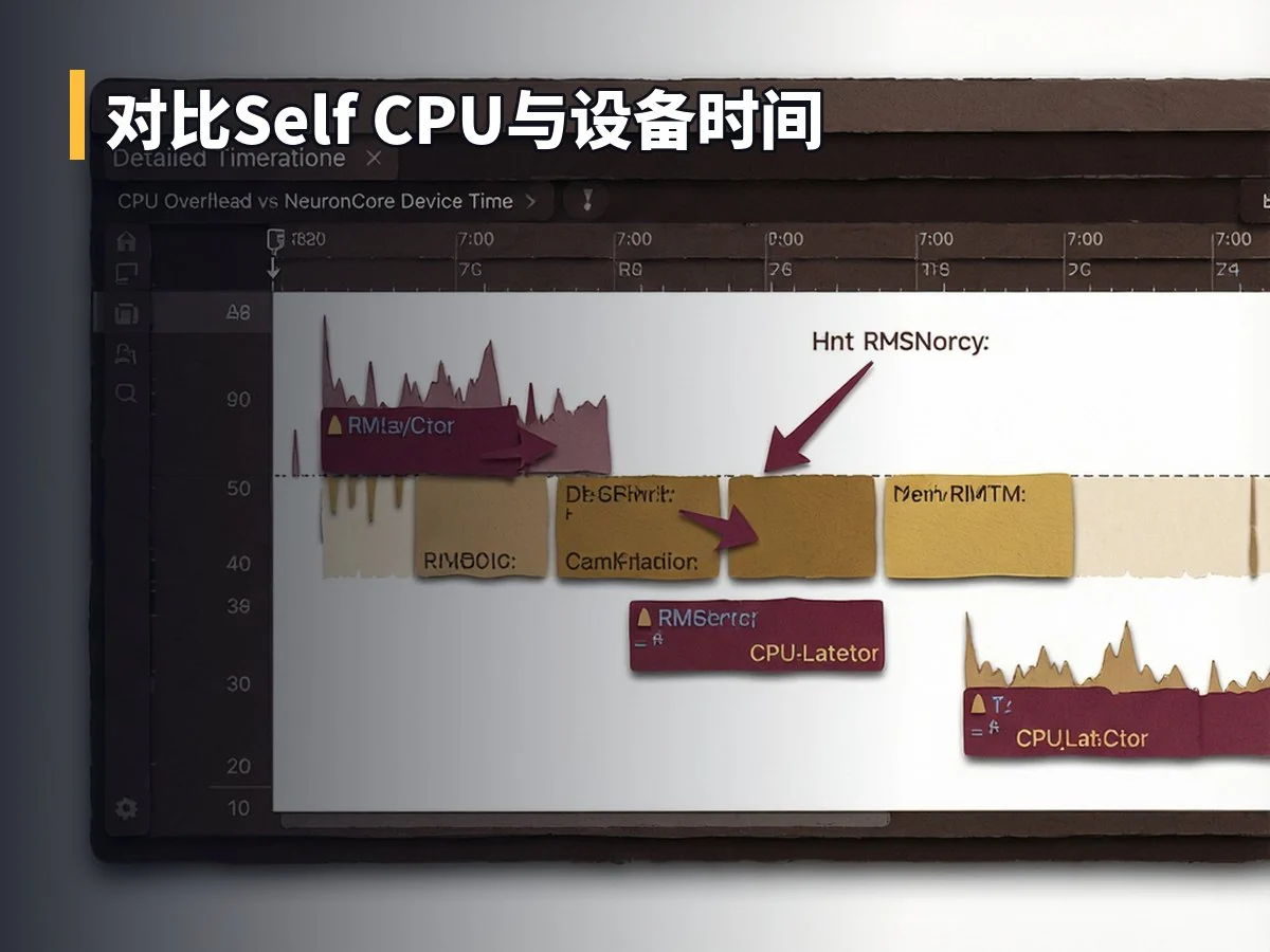 对比Self CPU与设备时间