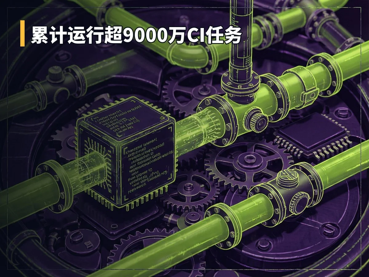 累计运行超9000万CI任务