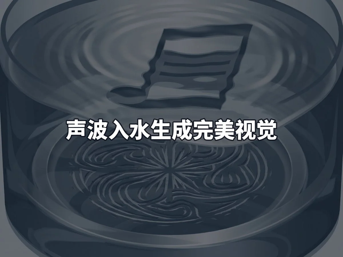 声波入水生成完美视觉