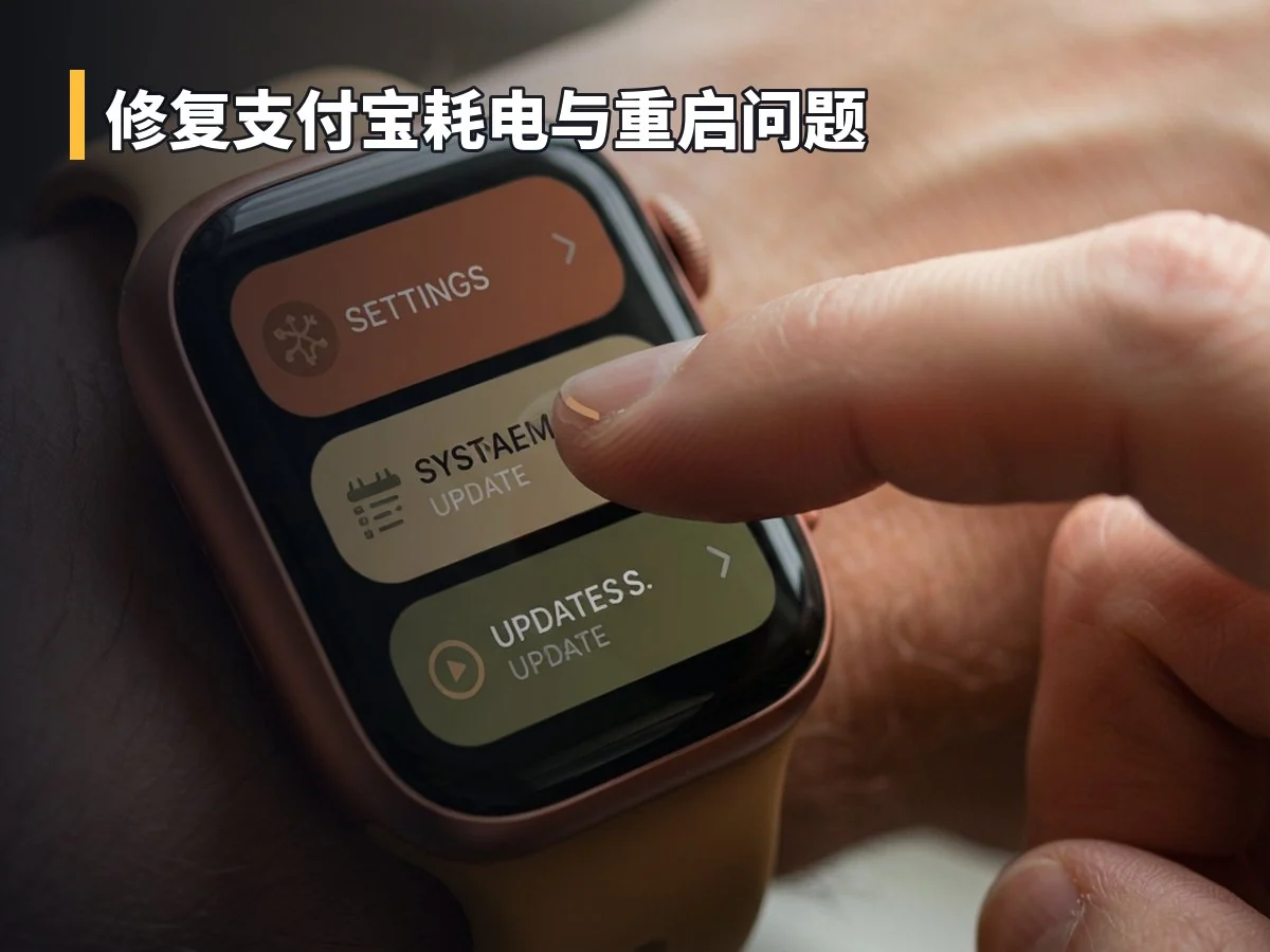 修复支付宝耗电与重启问题