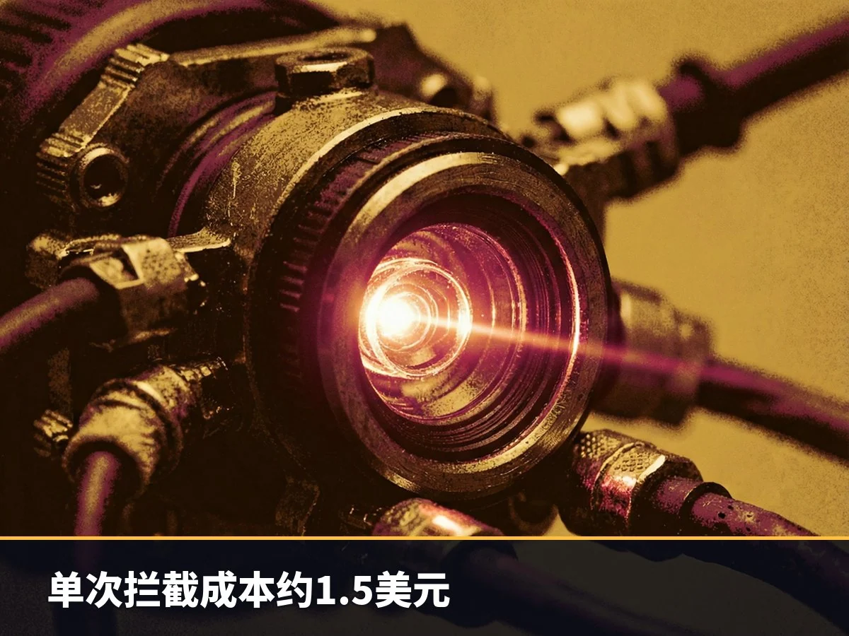 单次拦截成本约1.5美元