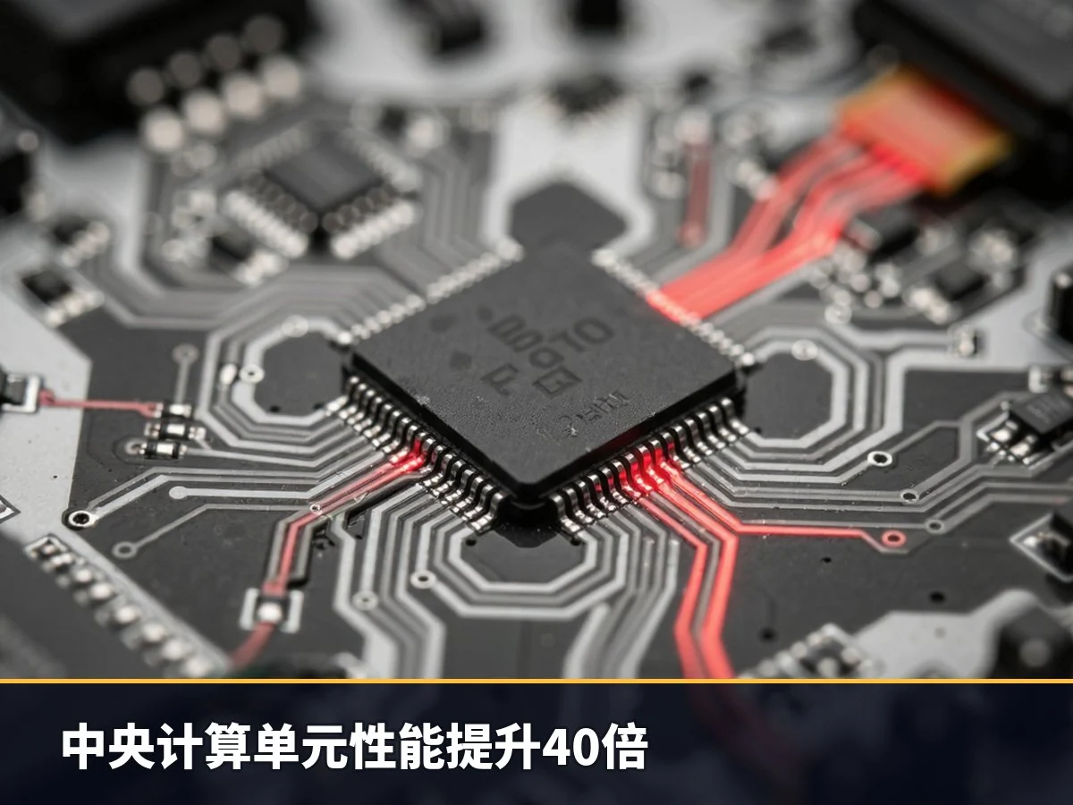 中央计算单元性能提升40倍