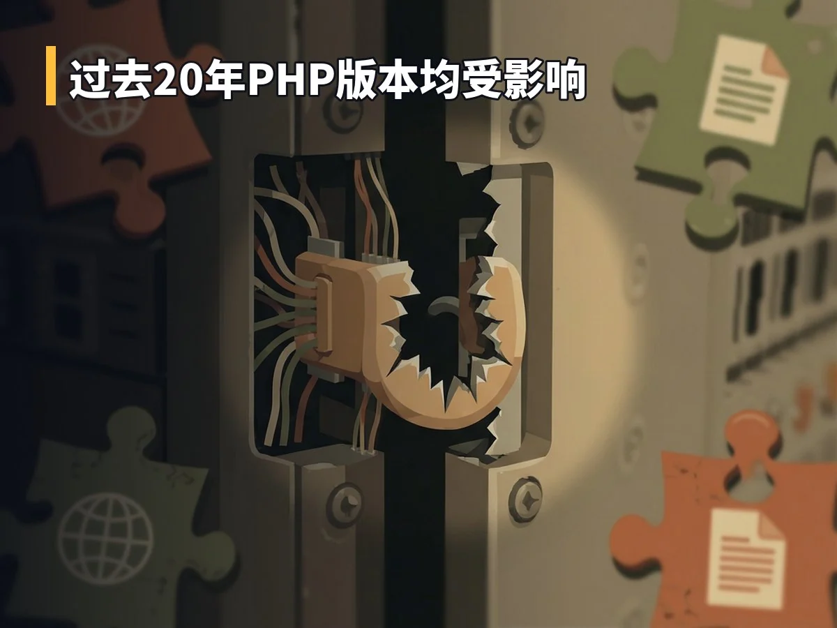 过去20年PHP版本均受影响