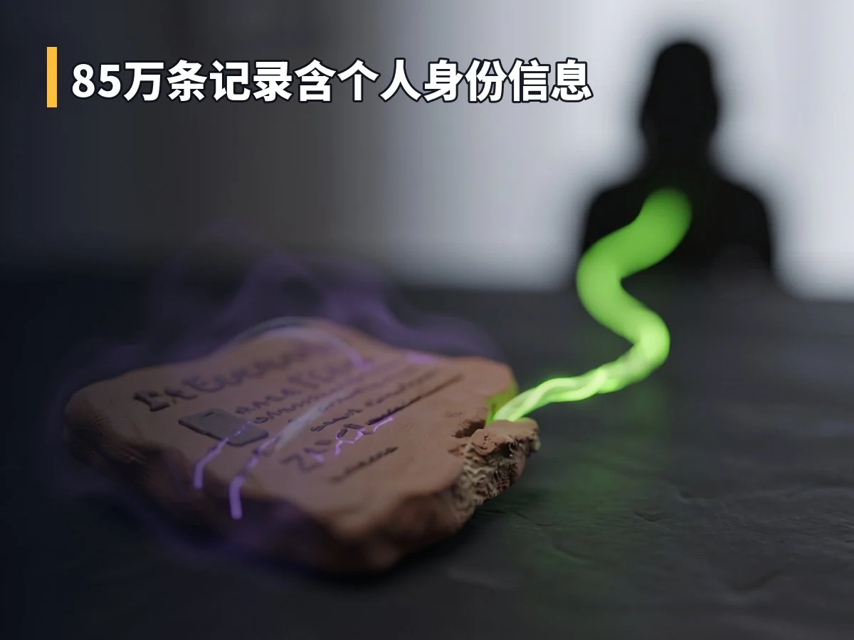 85万条记录含个人身份信息