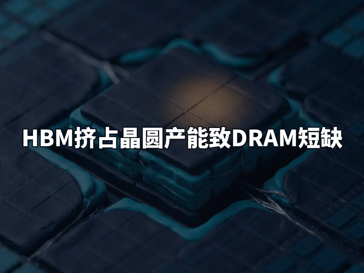 HBM挤占晶圆产能致DRAM短缺