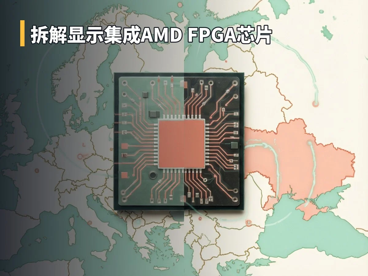 拆解显示集成AMD FPGA芯片