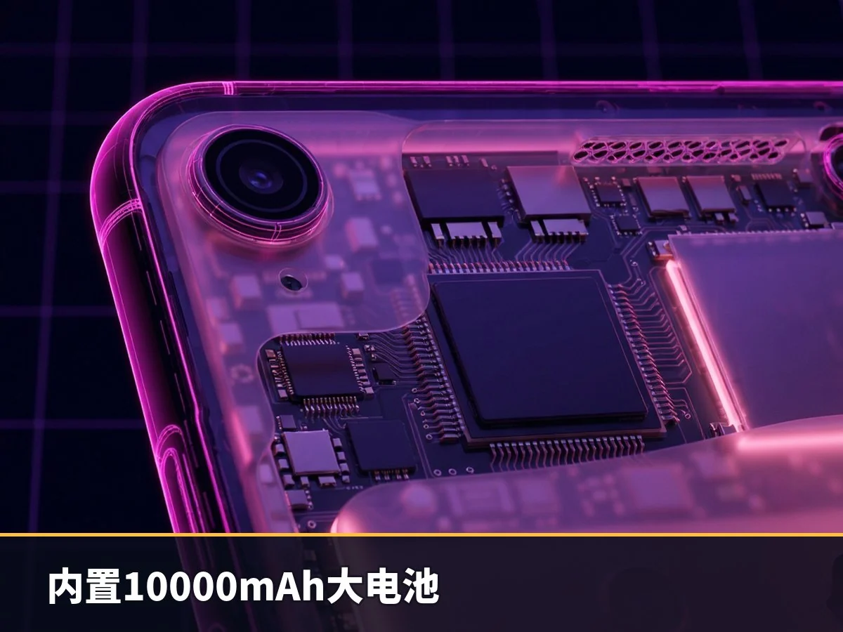 内置10000mAh大电池