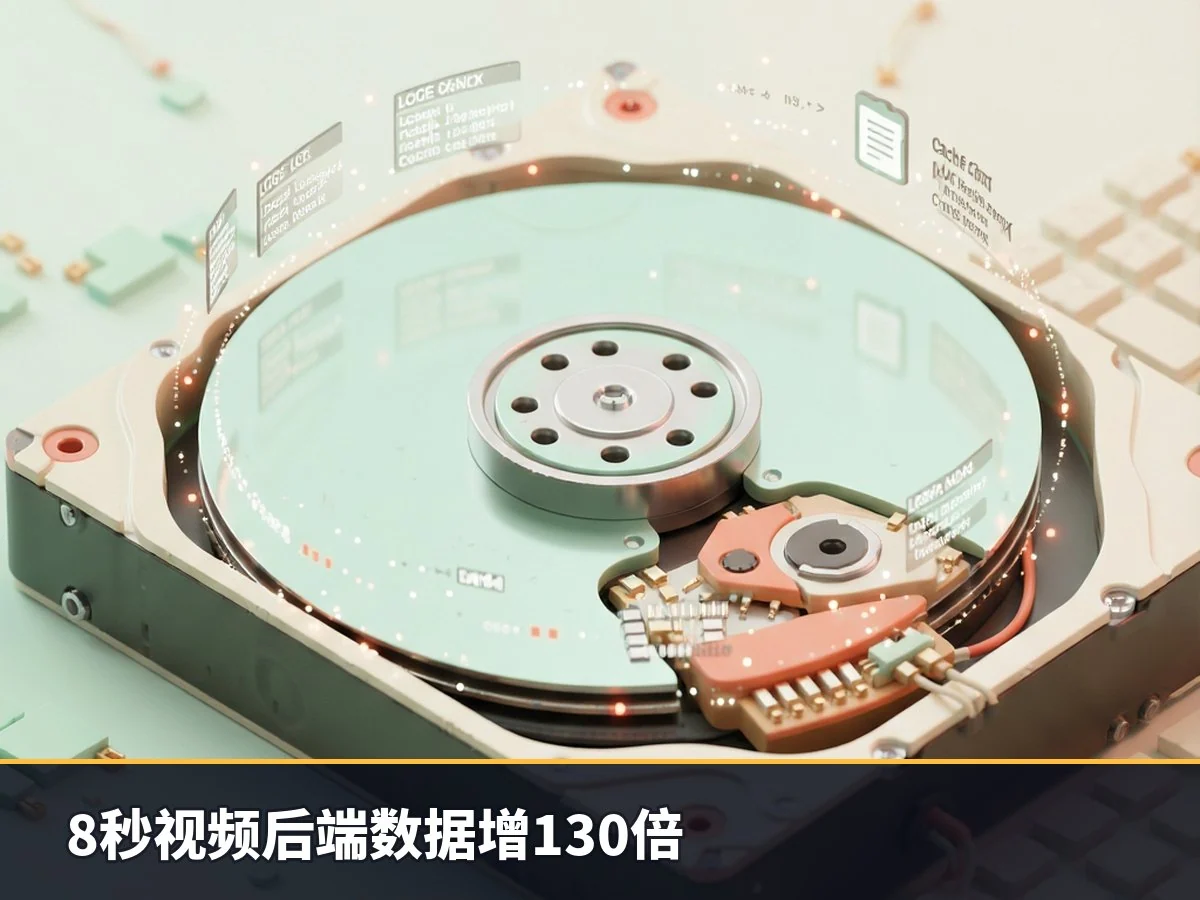 8秒视频后端数据增130倍
