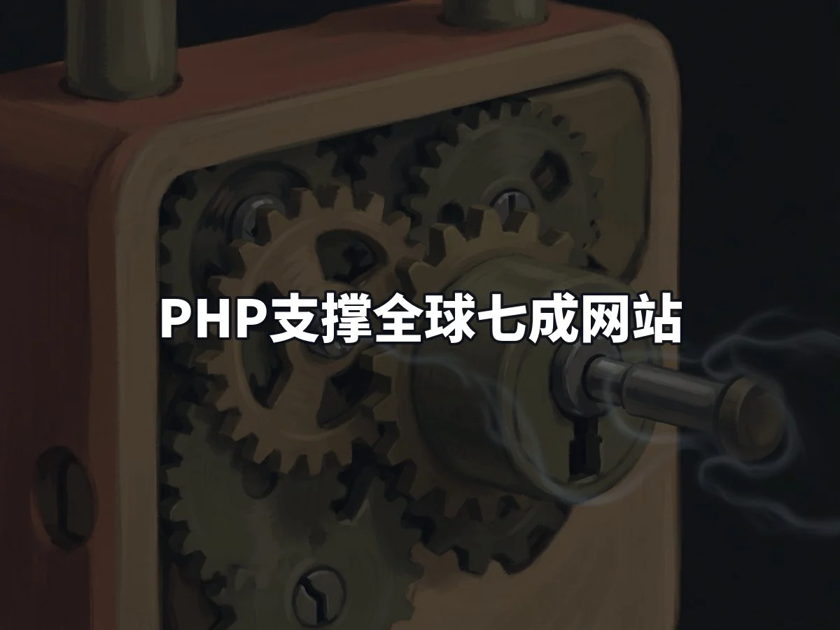 PHP支撑全球七成网站