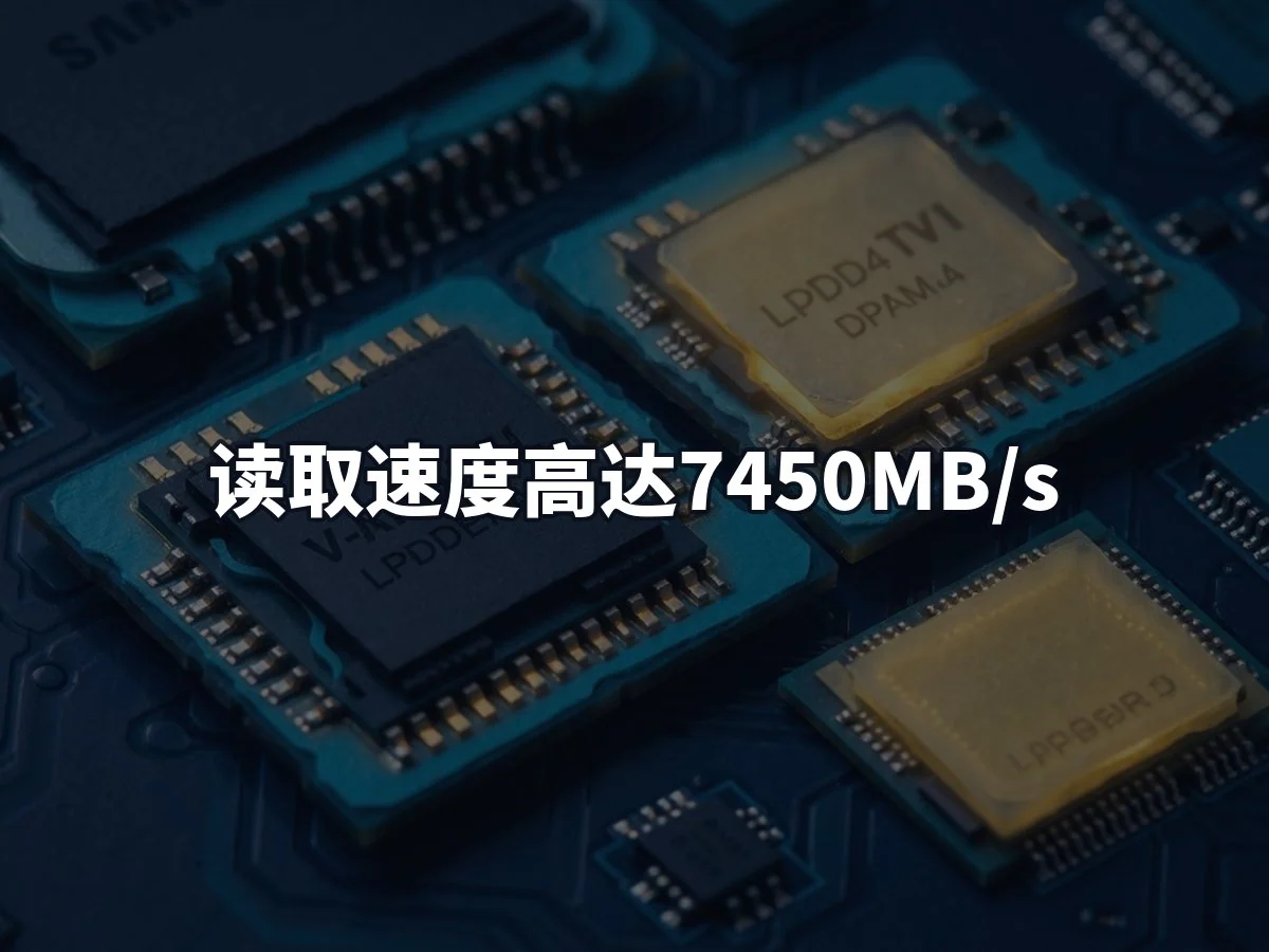 读取速度高达7450MB/s