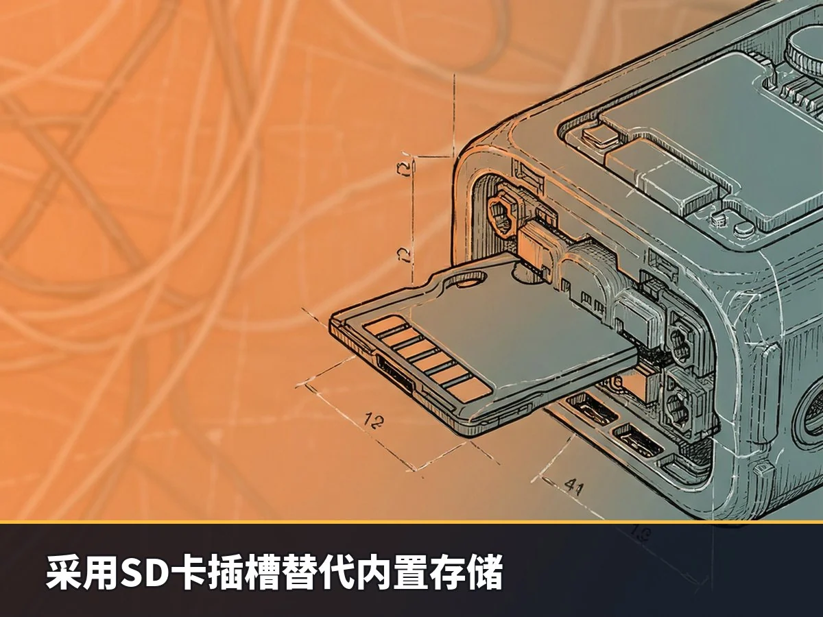 采用SD卡插槽替代内置存储