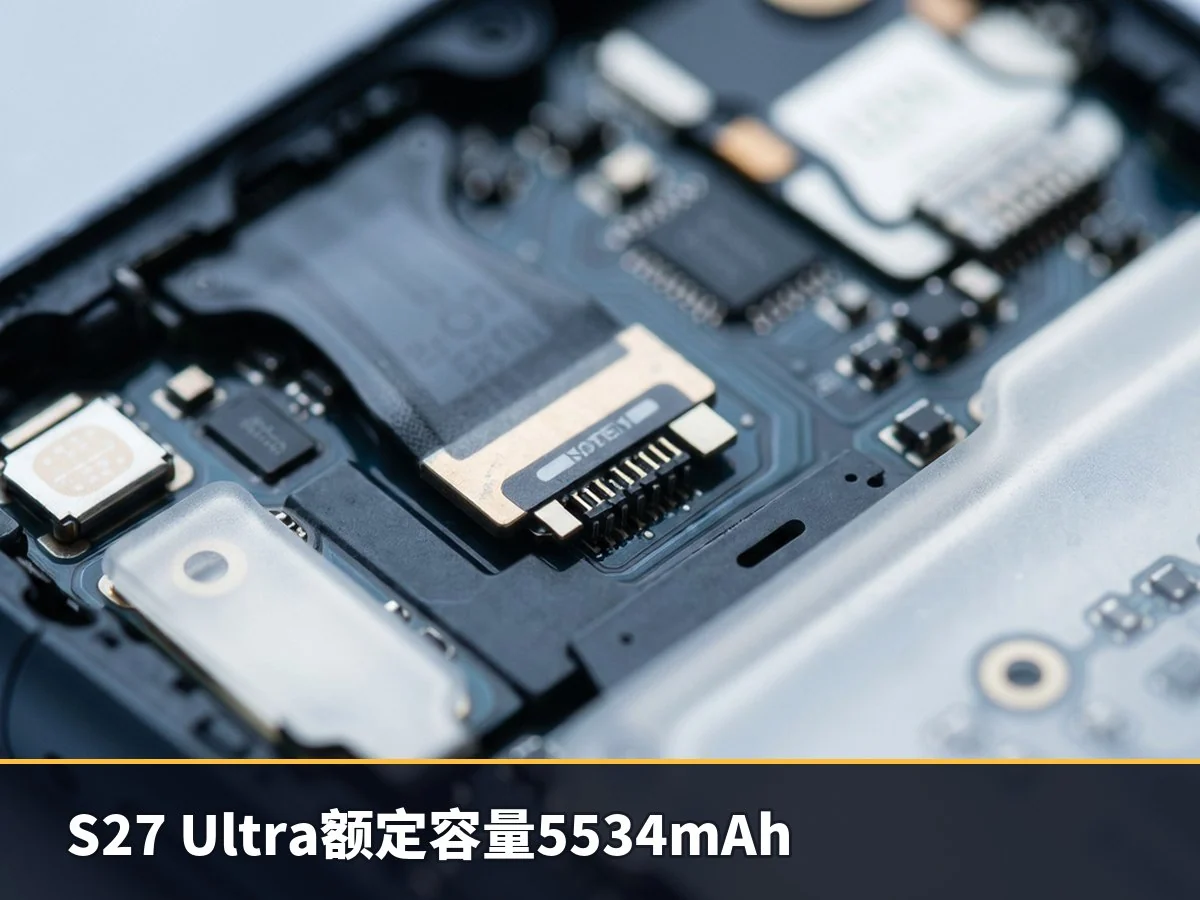 S27 Ultra额定容量5534mAh