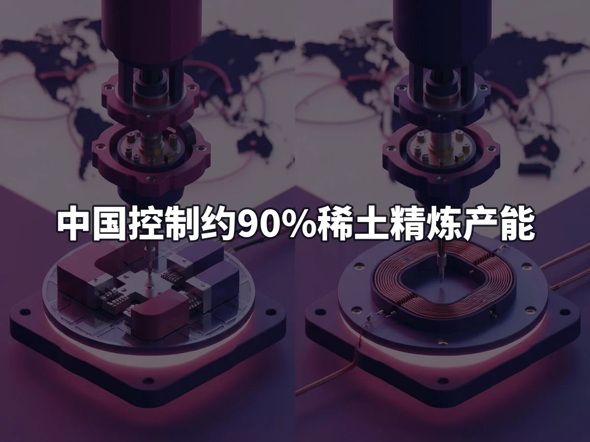 中国控制约90%稀土精炼产能