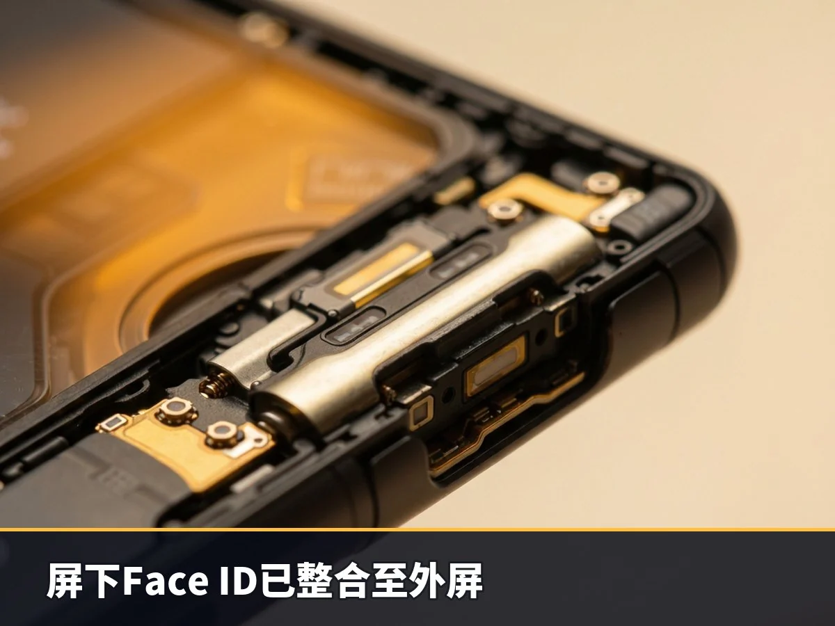 屏下Face ID已整合至外屏