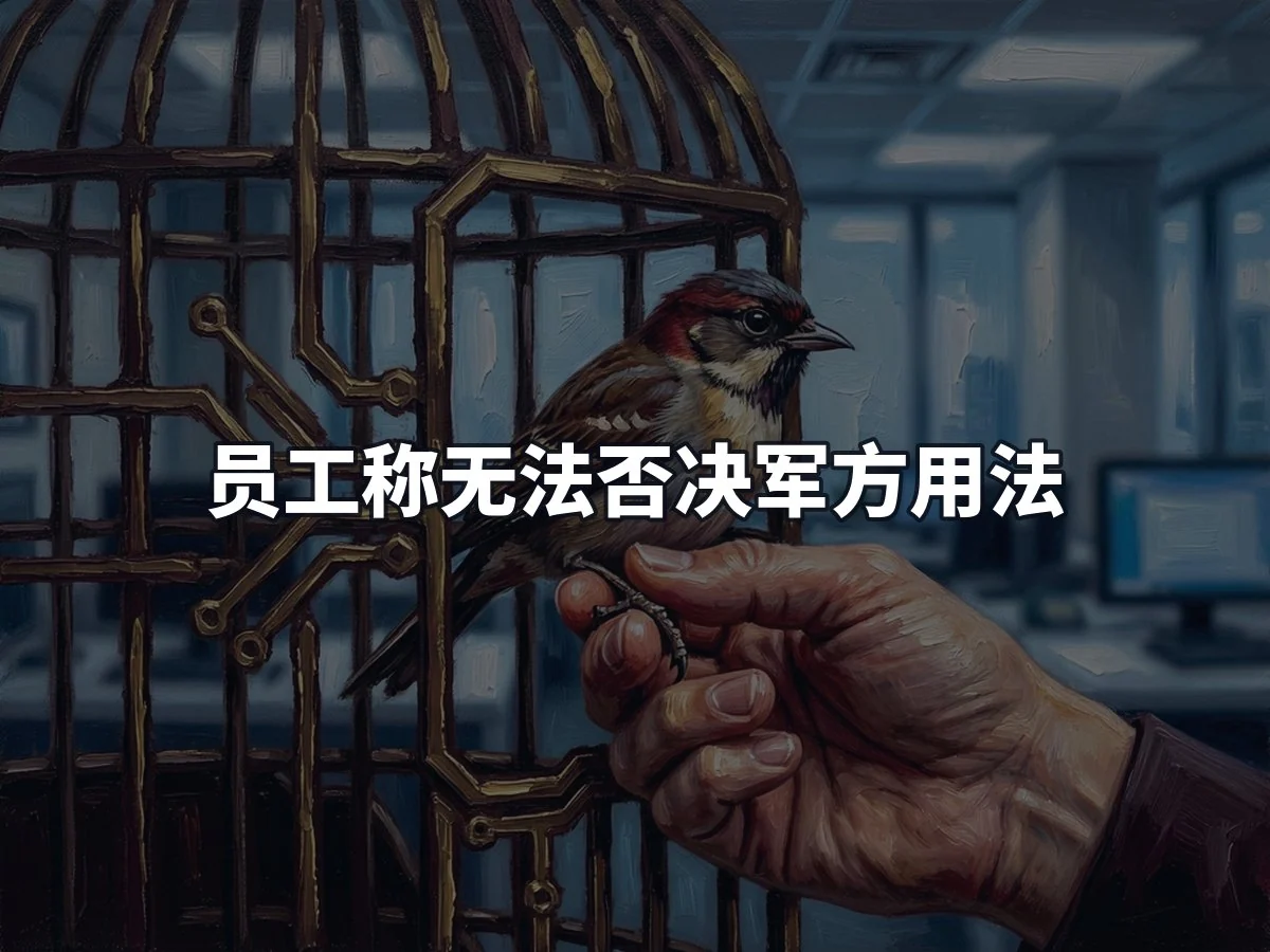 员工称无法否决军方用法
