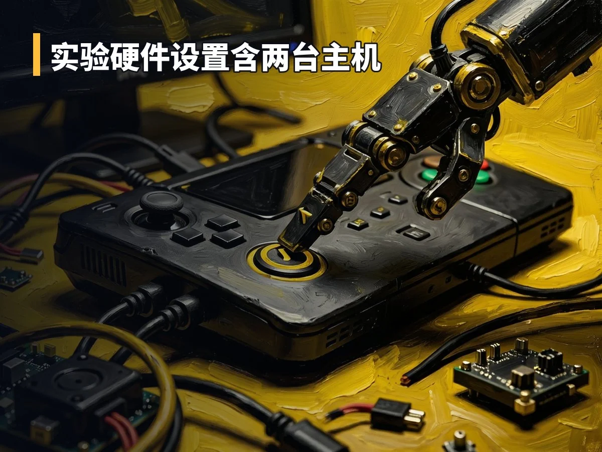 实验硬件设置含两台主机