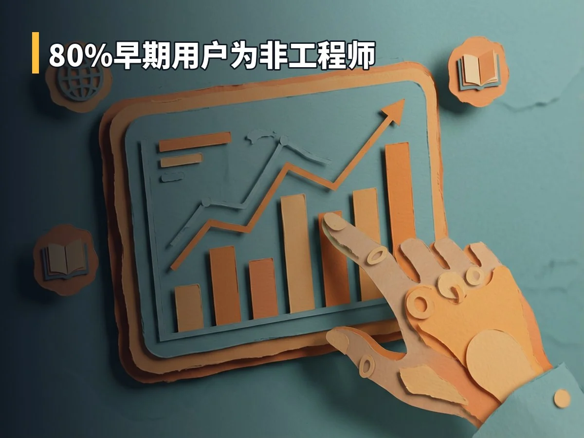 80%早期用户为非工程师