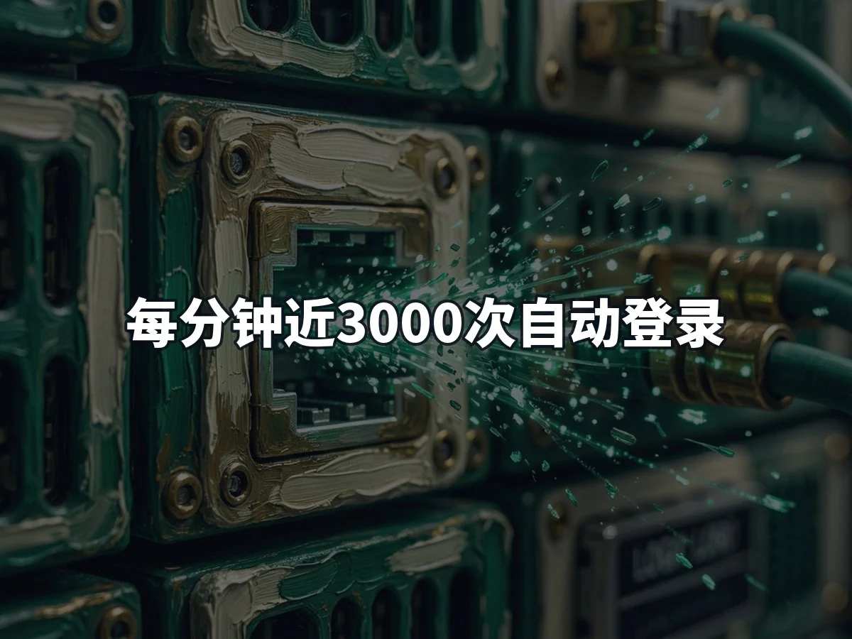 每分钟近3000次自动登录