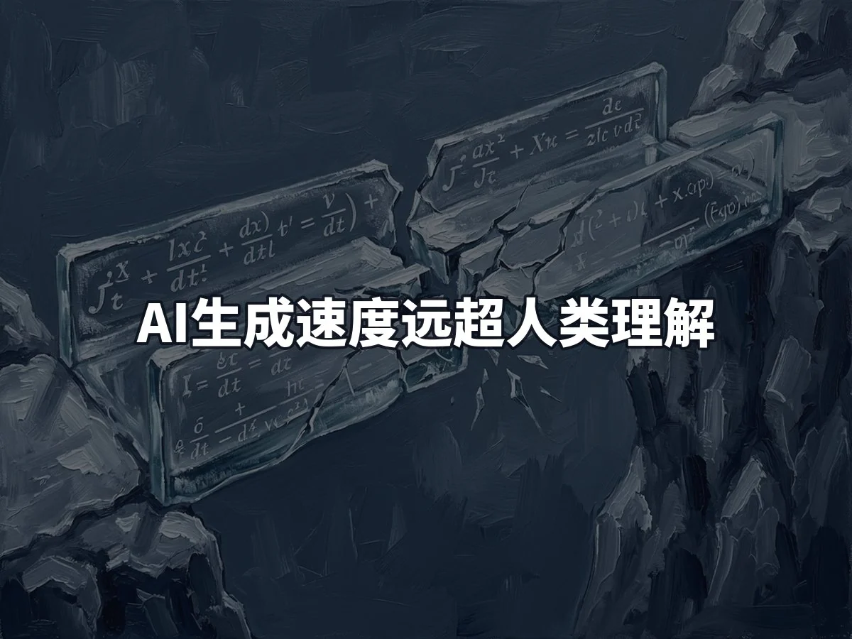 AI生成速度远超人类理解