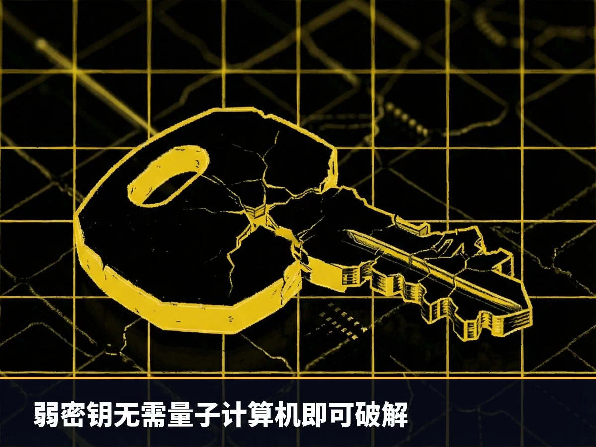 弱密钥无需量子计算机即可破解