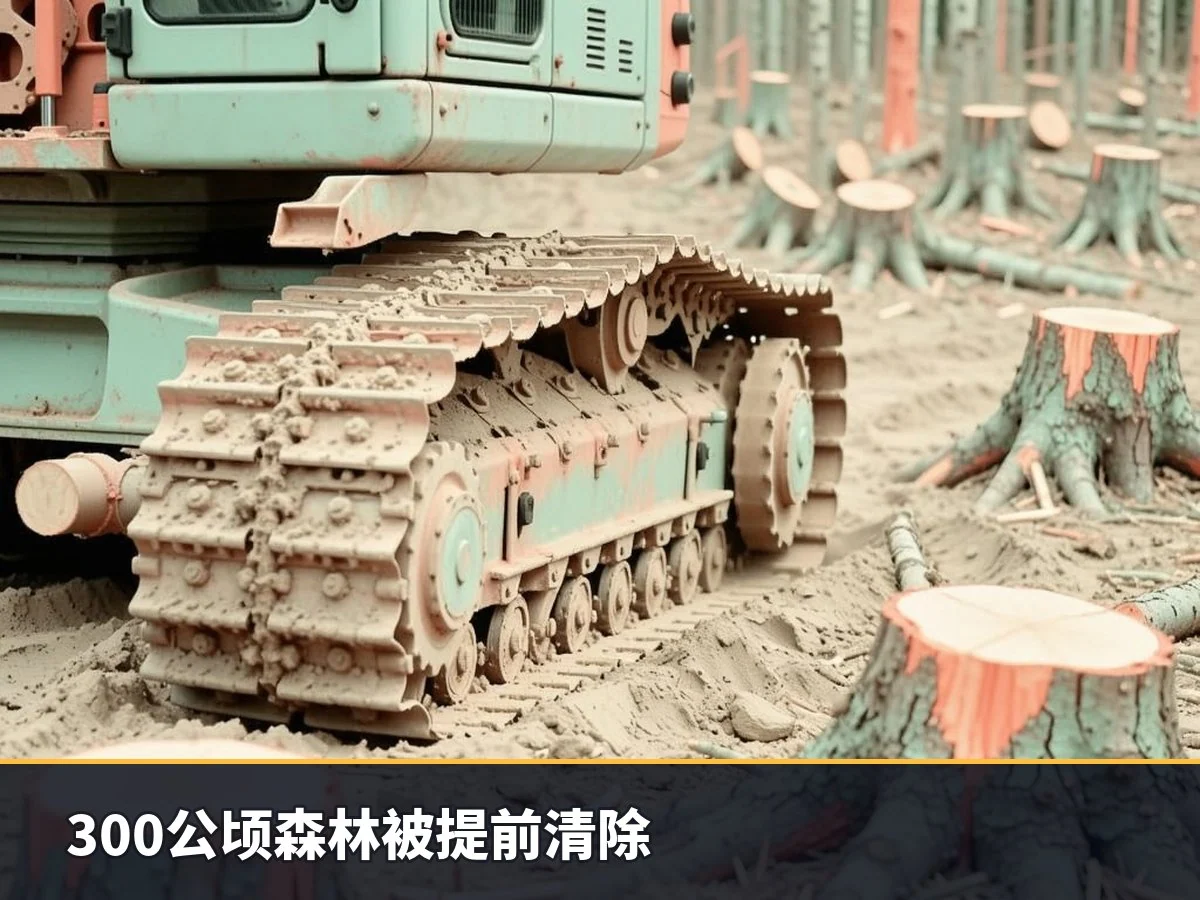 300公顷森林被提前清除