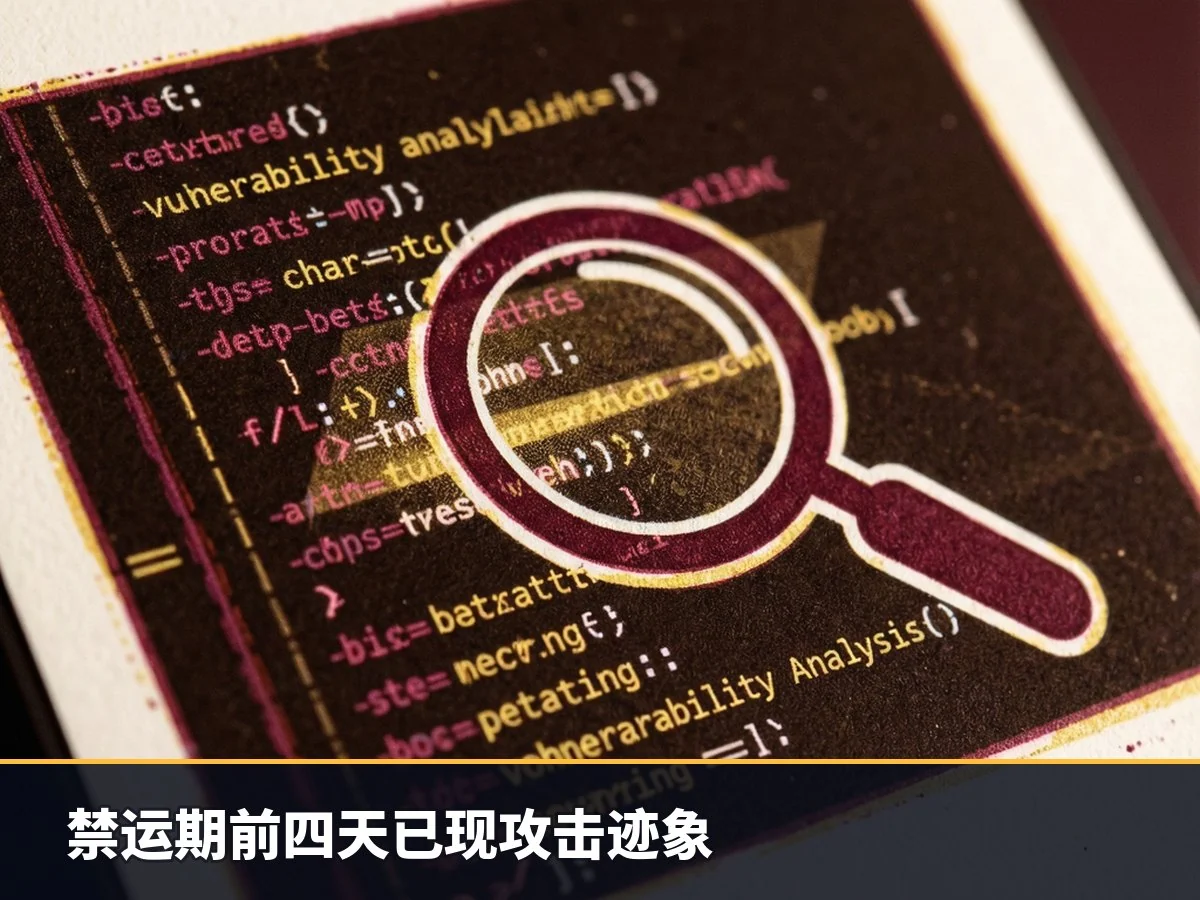 禁运期前四天已现攻击迹象