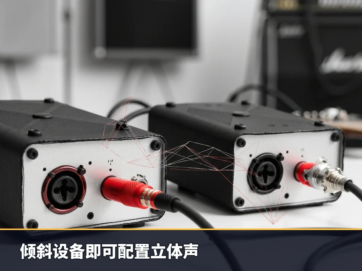 倾斜设备即可配置立体声