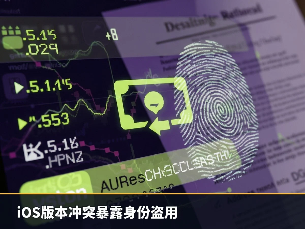 iOS版本冲突暴露身份盗用