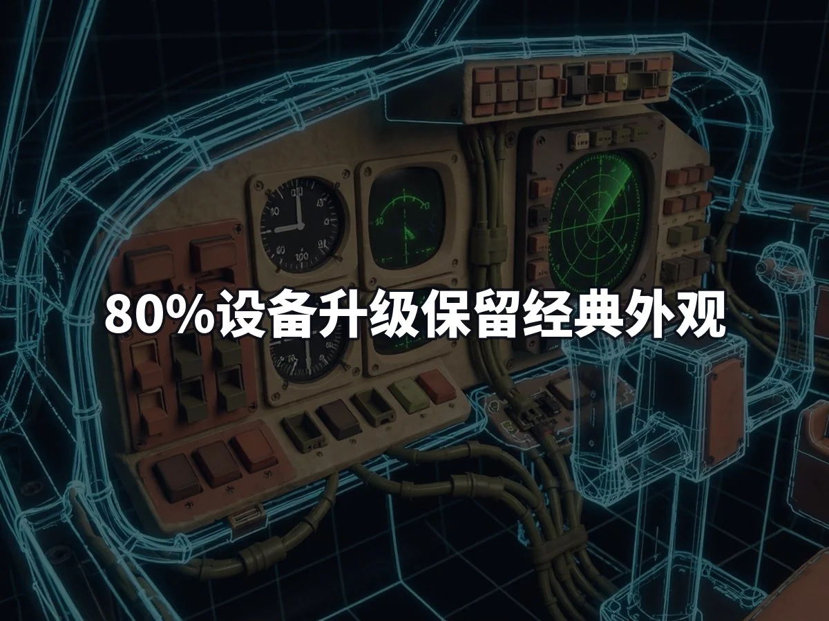 80%设备升级保留经典外观