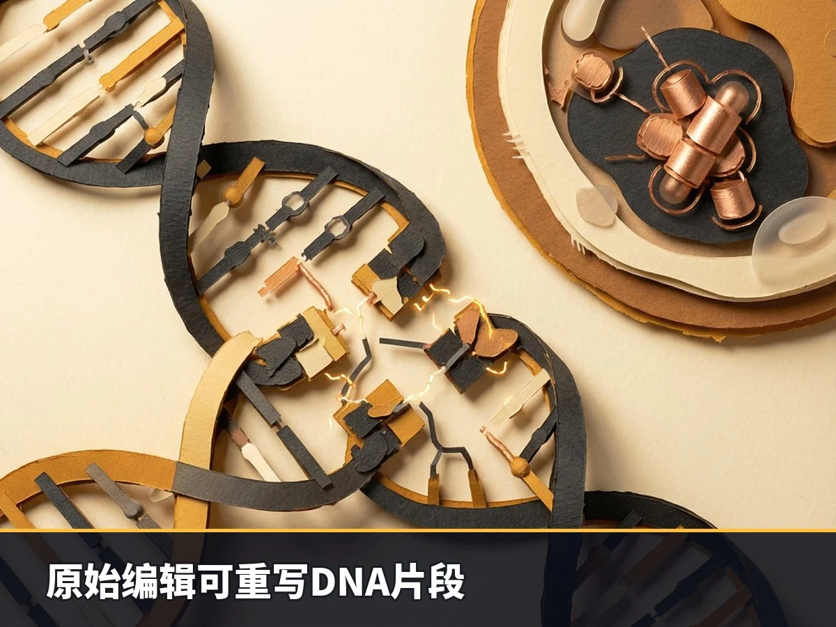 原始编辑可重写DNA片段