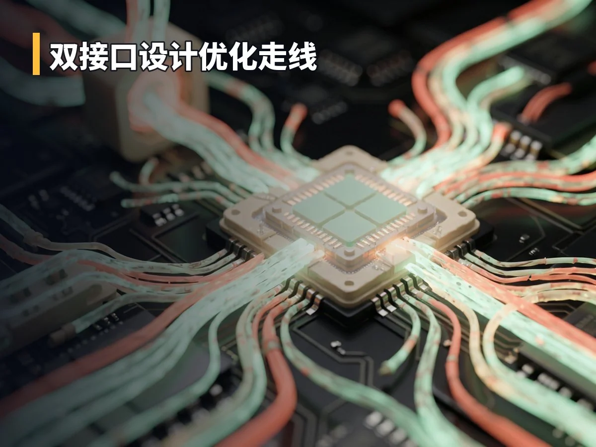 双接口设计优化走线