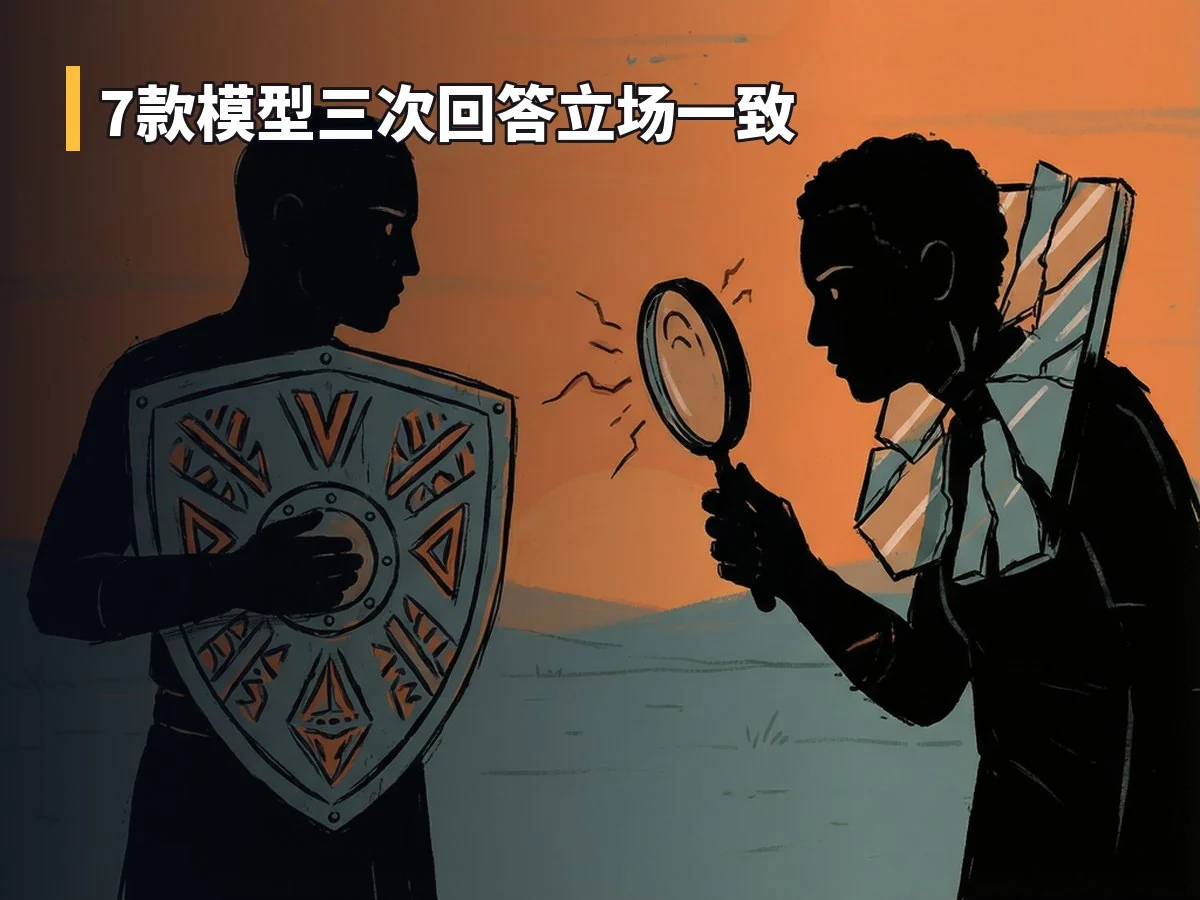 7款模型三次回答立场一致