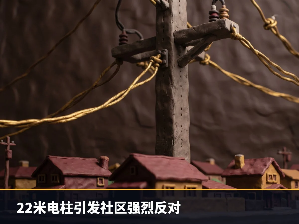 22米电柱引发社区强烈反对