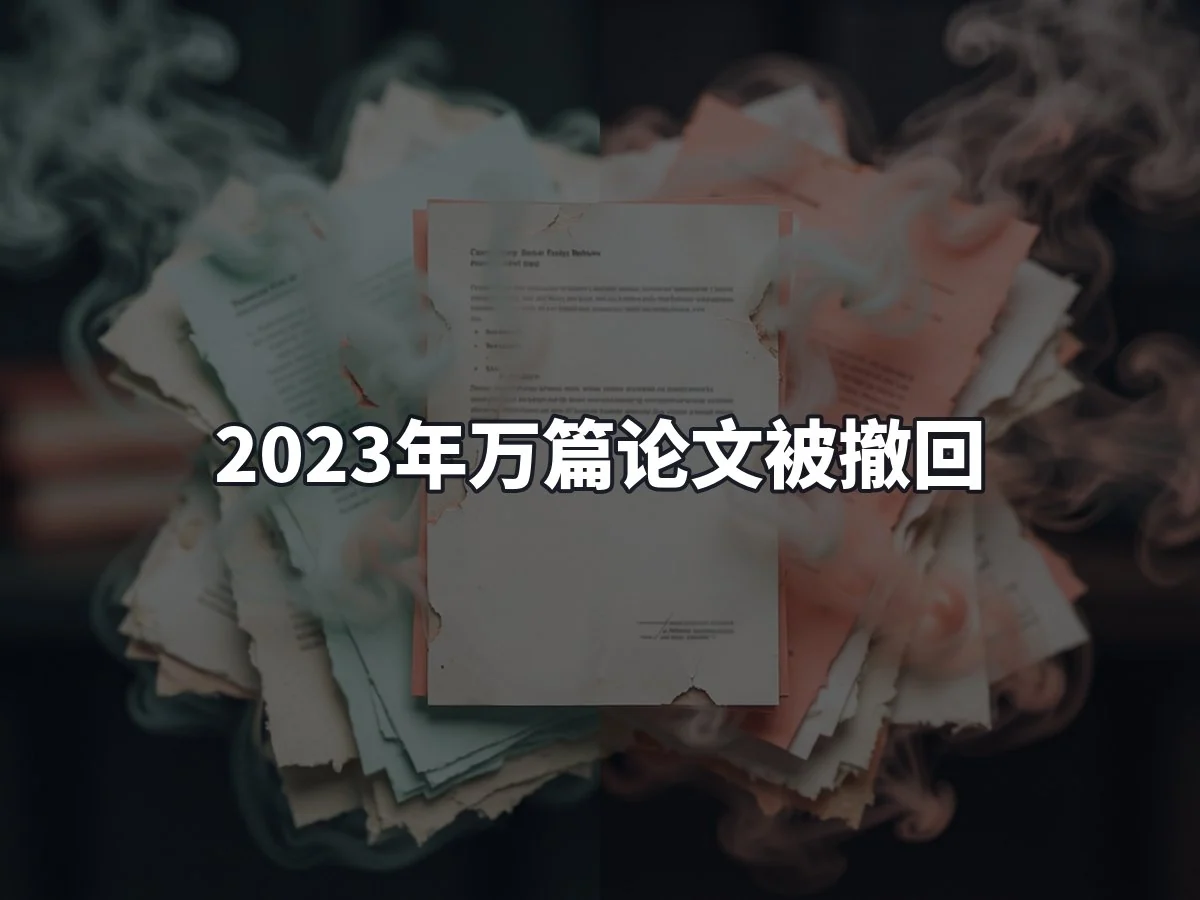 2023年万篇论文被撤回