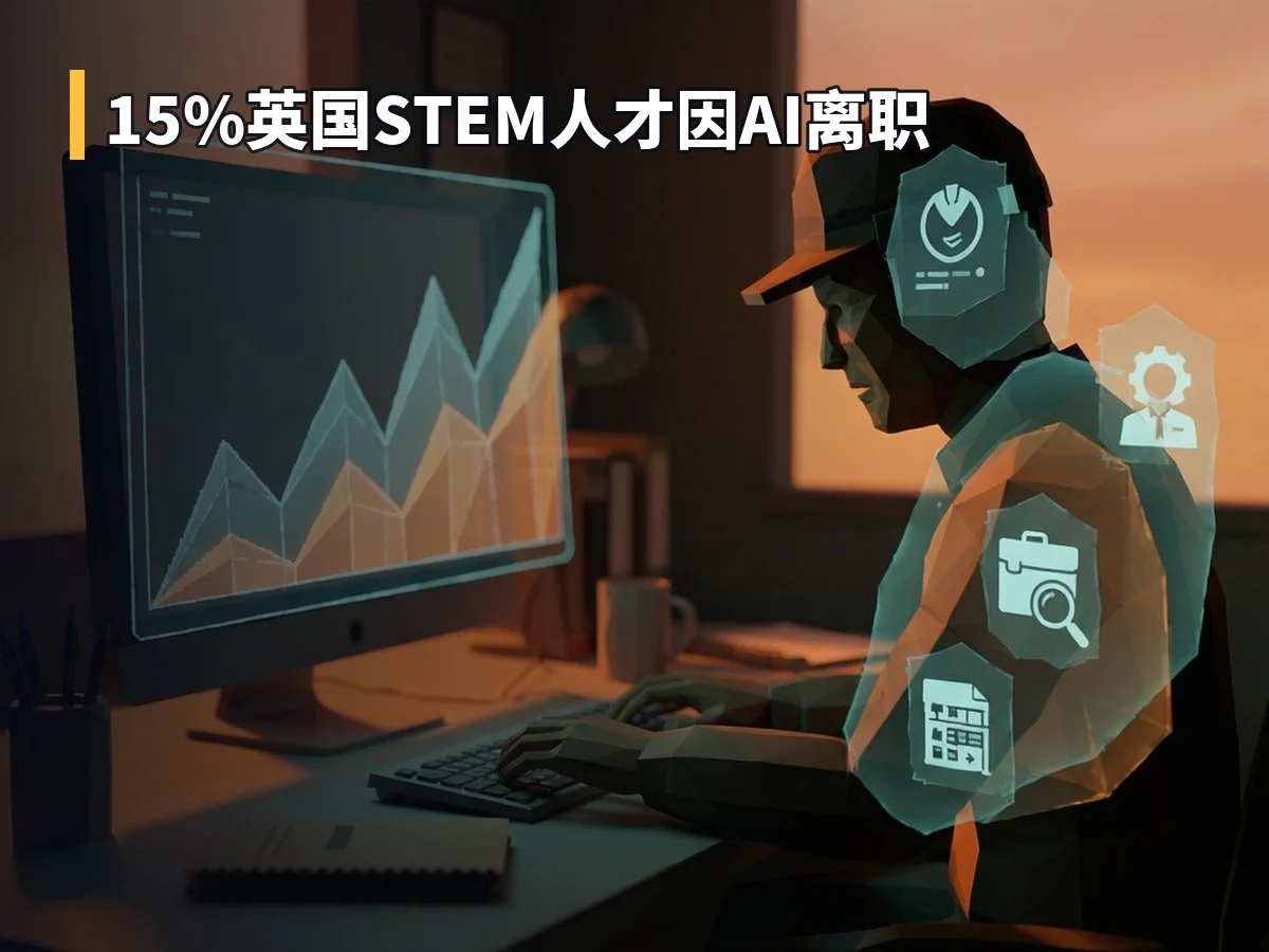 15%英国STEM人才因AI离职