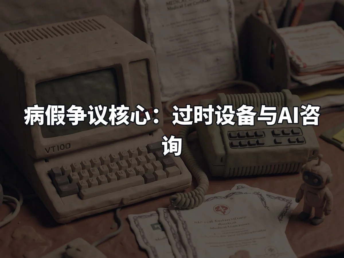 病假争议核心：过时设备与AI咨询