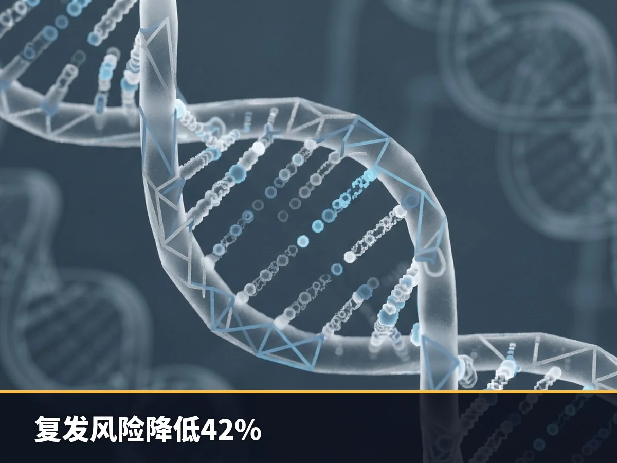 复发风险降低42%