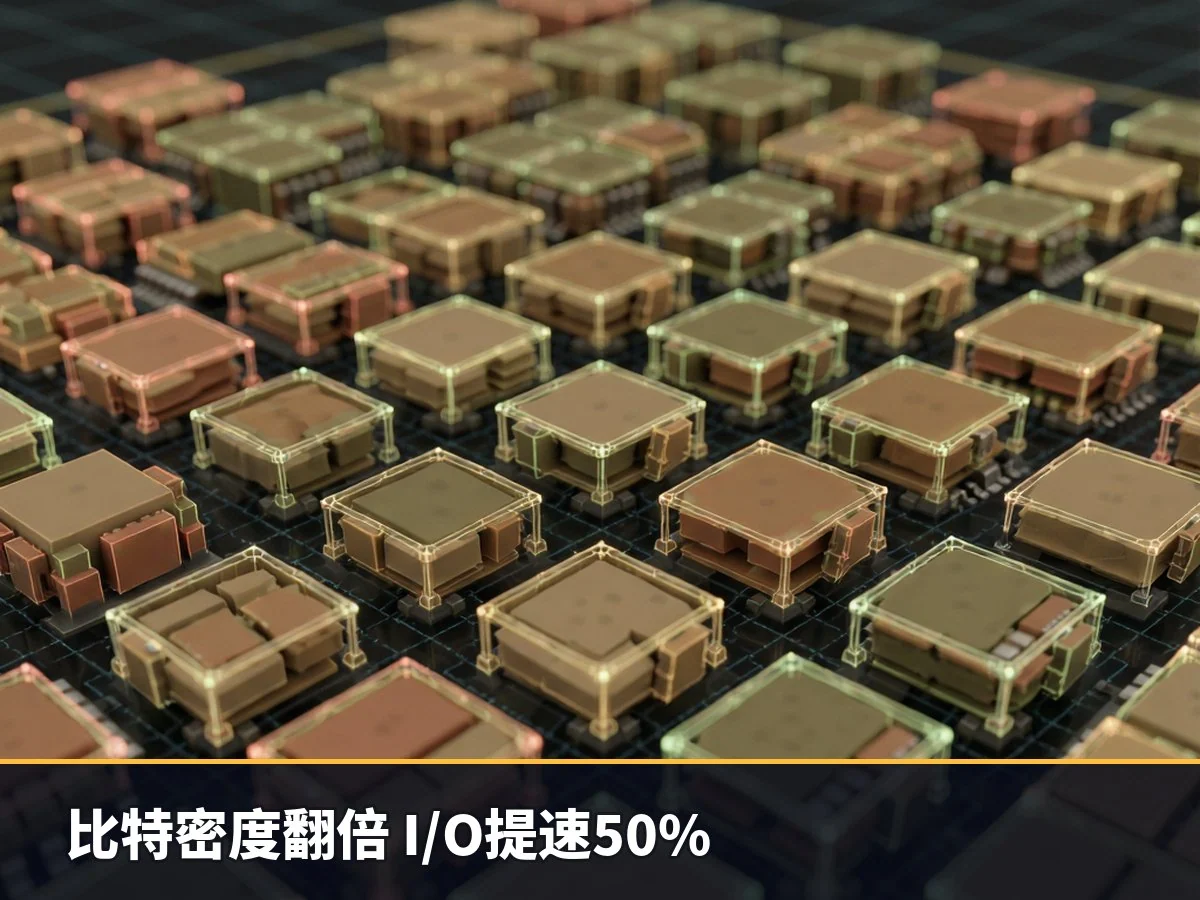比特密度翻倍 I/O提速50%