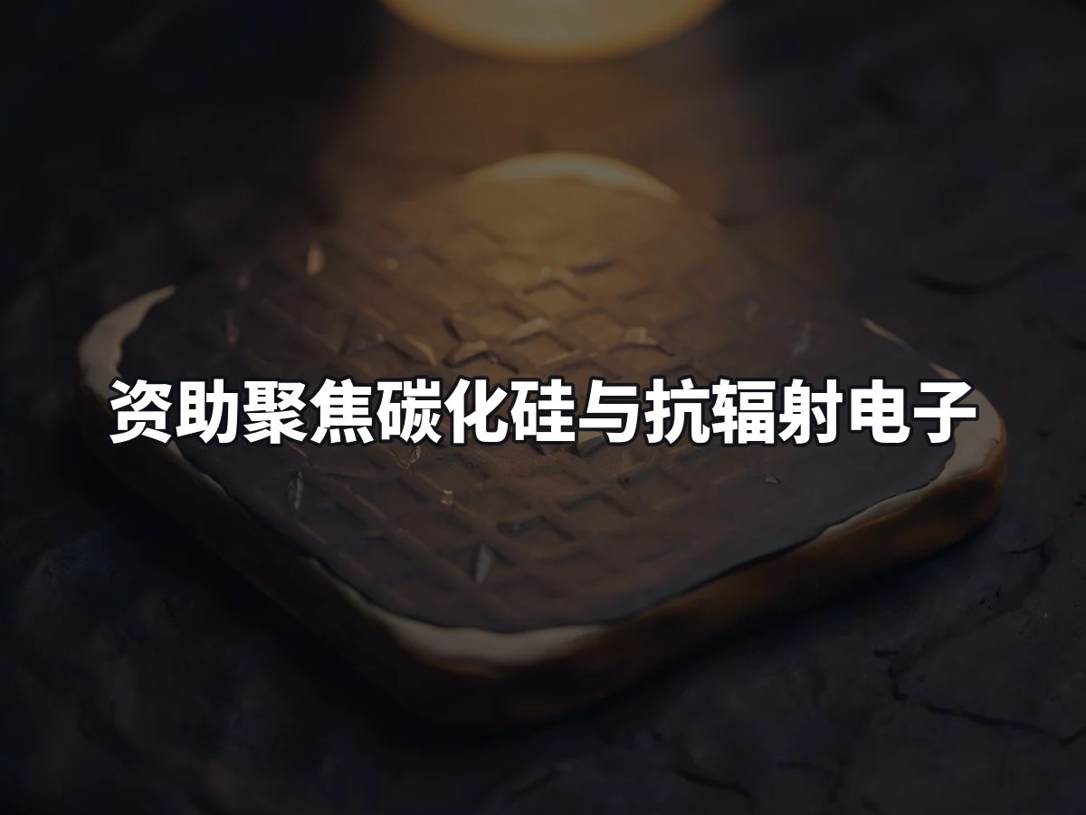 资助聚焦碳化硅与抗辐射电子