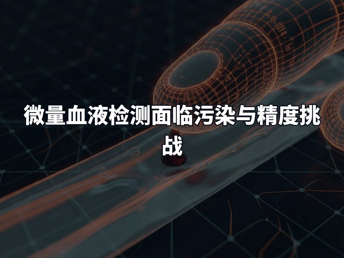 微量血液检测面临污染与精度挑战