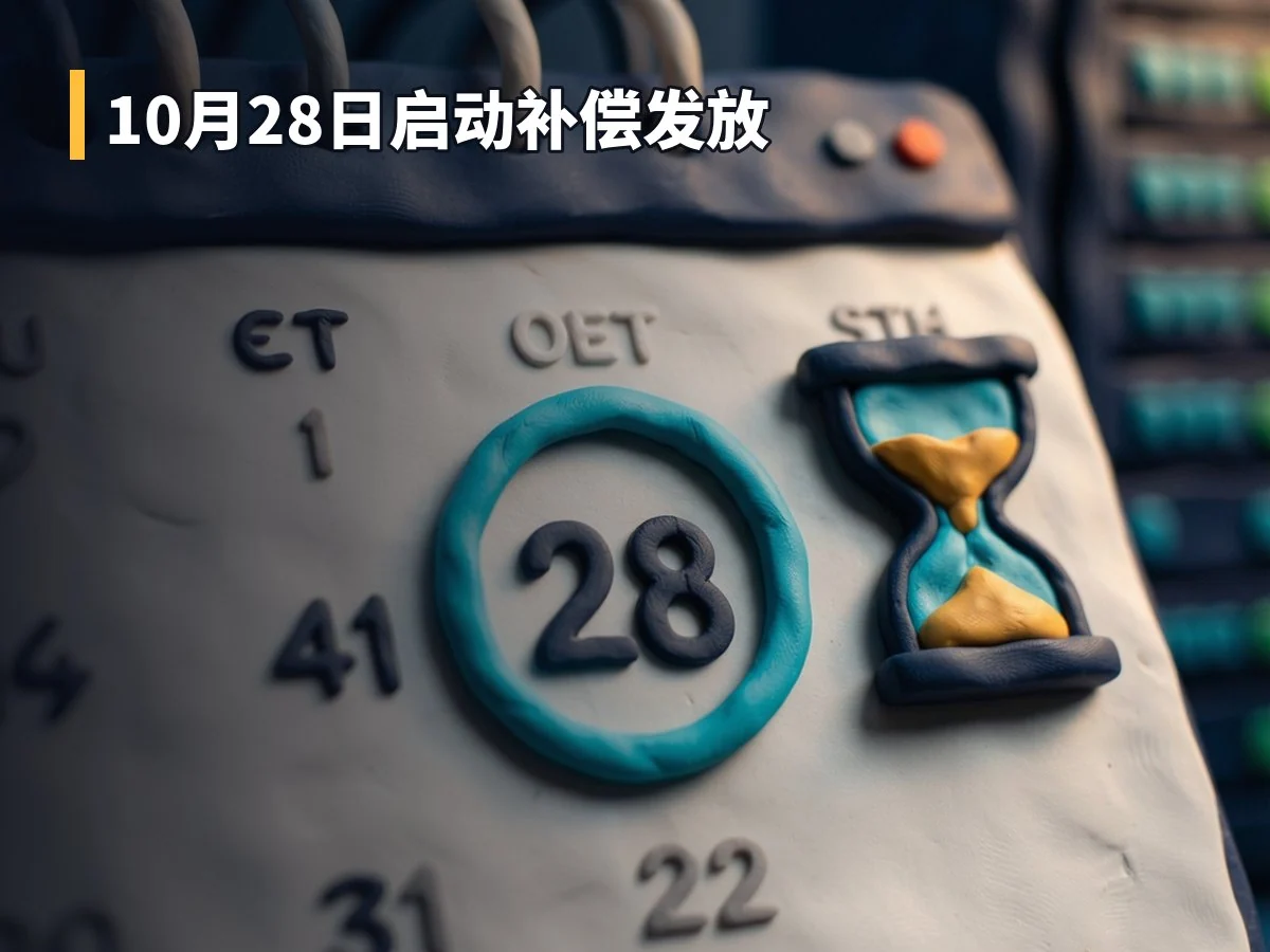 10月28日启动补偿发放