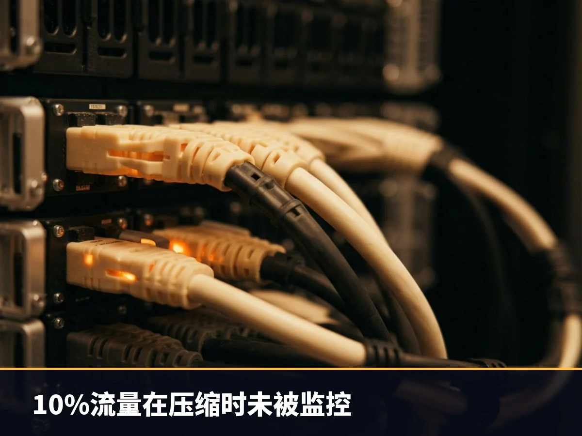 10%流量在压缩时未被监控