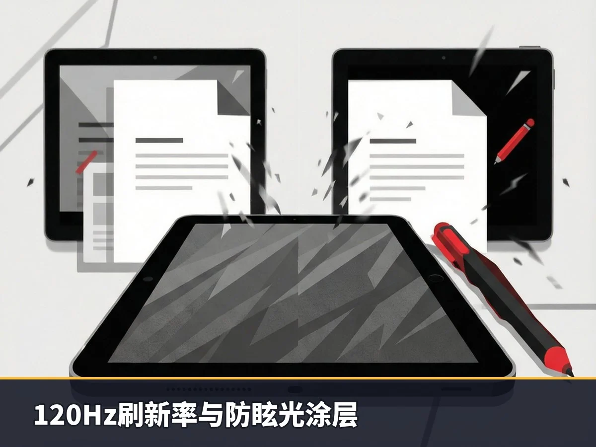 120Hz刷新率与防眩光涂层
