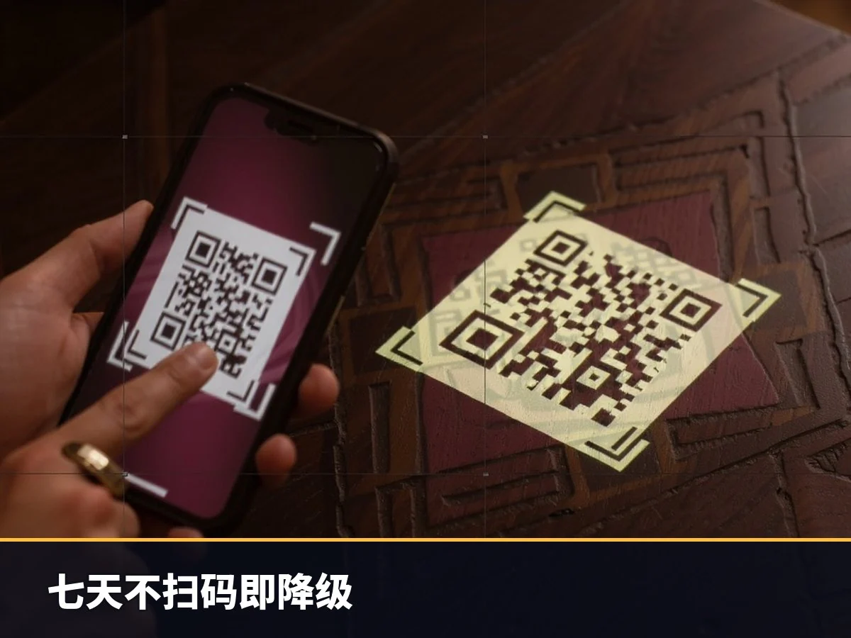 七天不扫码即降级